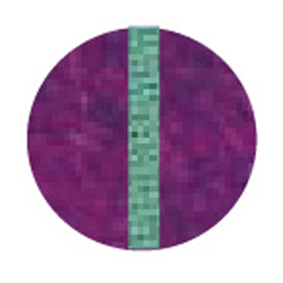 purple/turquoise